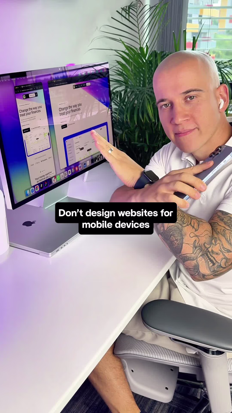 Cover image for Don’t design websites for mobile