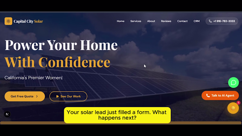 Cover image for Solar lead fills a form