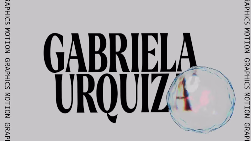 Cover image for Show reel Gabriela Urquiza