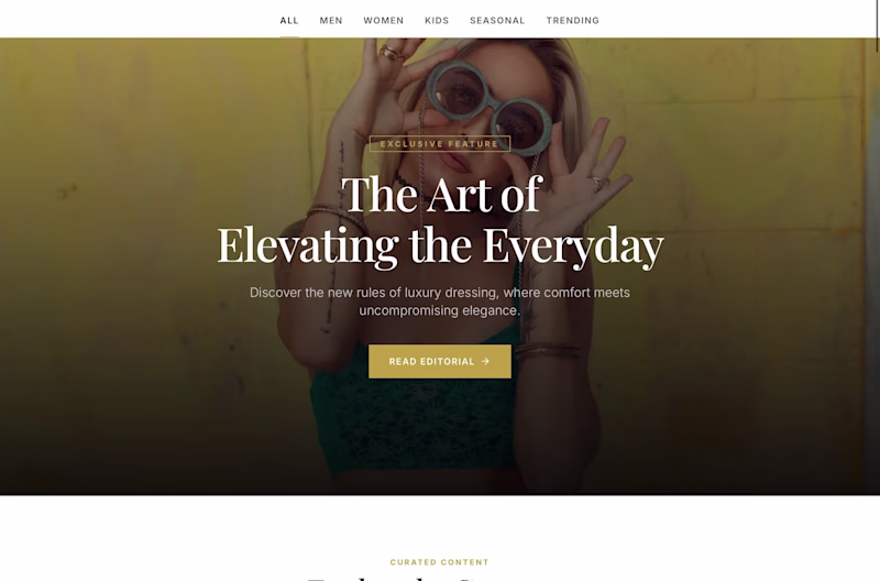 Cover image for Fashion Blogger Website.