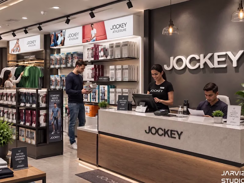 Cover image for Jockey Store | Retail Design & Visualization, Alwar