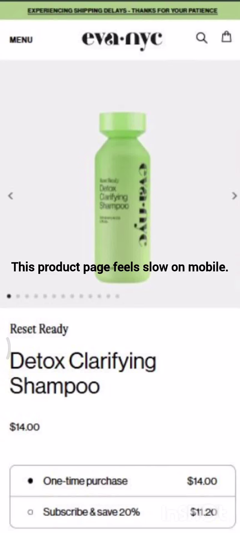 Cover image for Mobile product pages lose sales