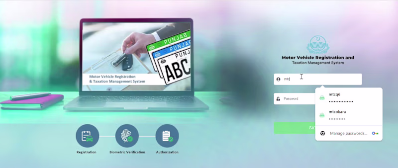 Cover image for Motor Vehicle Registration System (MVRS) Development