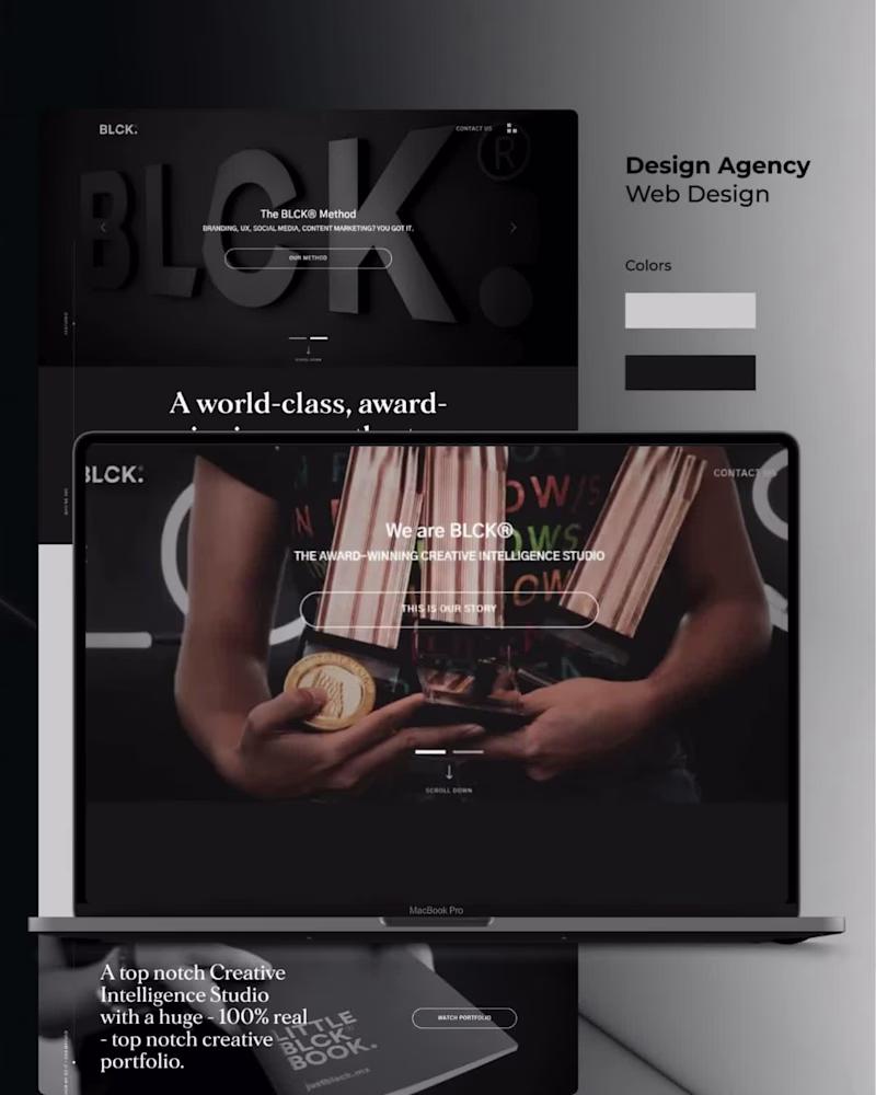 Cover image for BLCK – Creative Studio Website