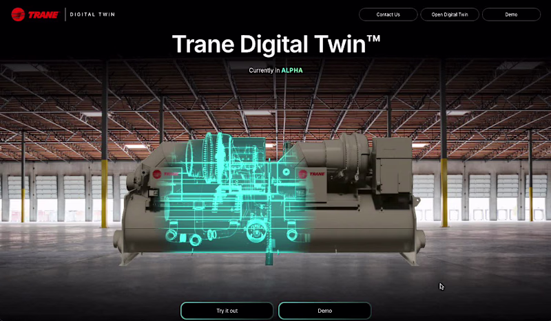 Cover image for Trane | Interactive Website Header