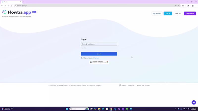 Cover image for API → Web Form Automation with Flowtra Demo of Flowtra pulli...