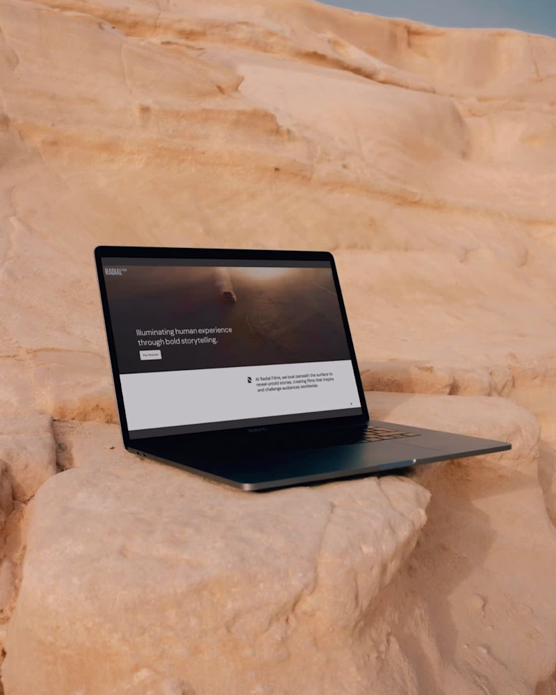 Cover image for Website for Radial Films - LA based film production company