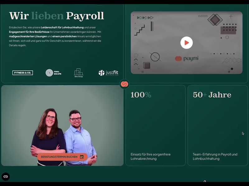 Cover image for Modern Payroll Website with Engaging UI & Strong Branding