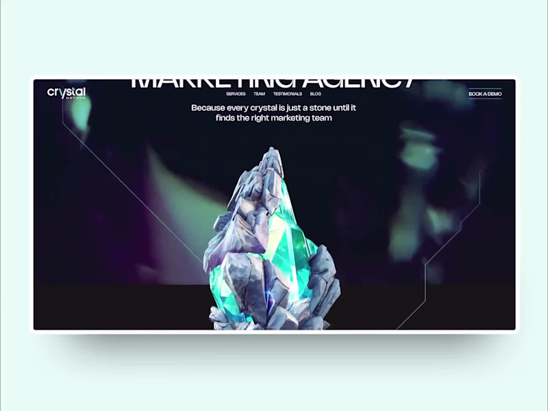 Cover image for Marketing agency Crystal