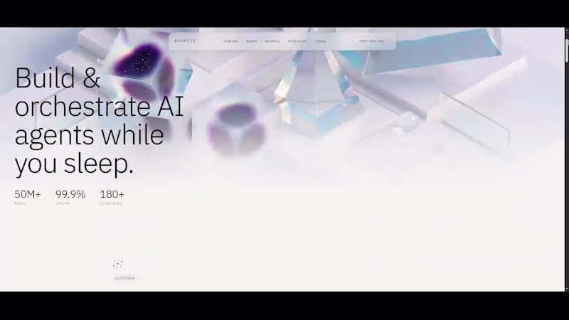 Cover image for AI Agent Platform Light UI