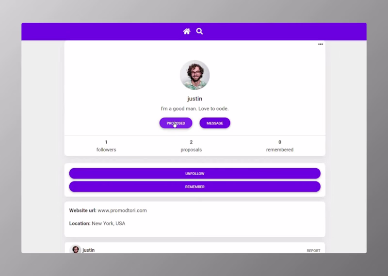 Cover image for 👭 Social Network: User Profile

Building