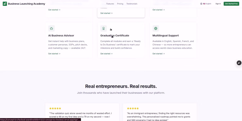 Cover image for ConceptToCheckout: AI SaaS Platform for