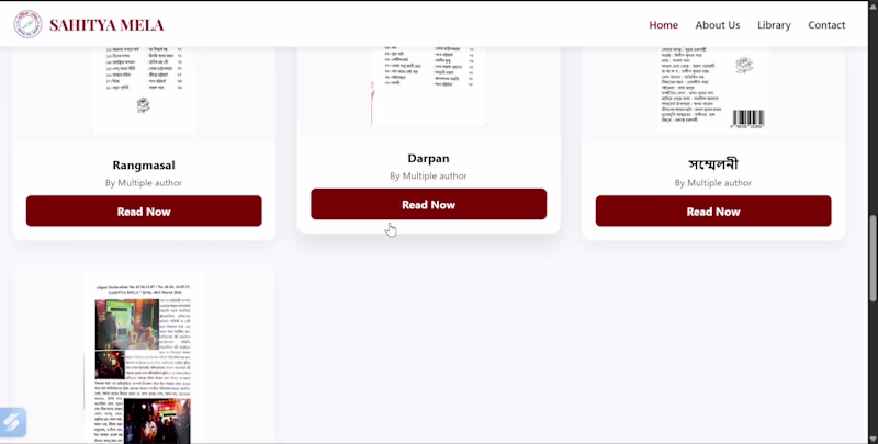 Cover image for website https://sahityamela.github.io/Purnendu/