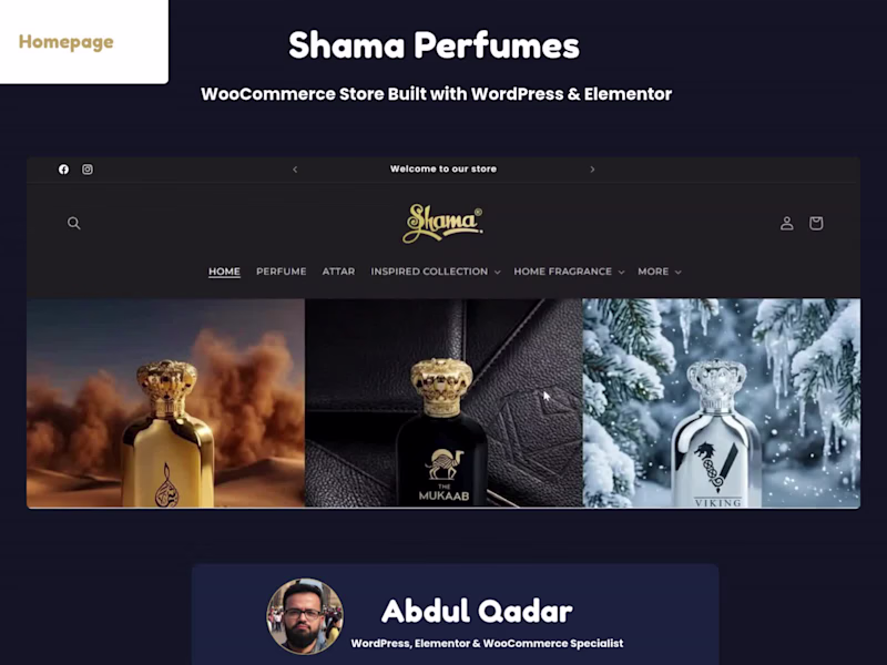 Cover image for Shama Perfumes—WooCommerce Store
Designed and developed