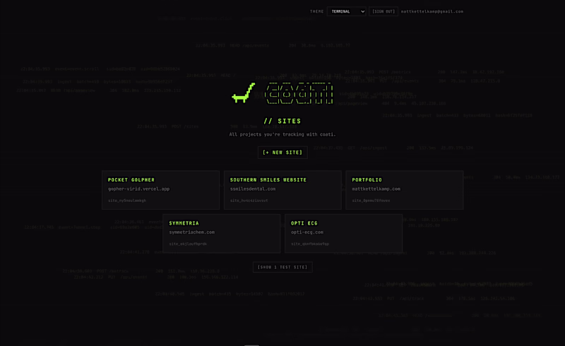 Cover image for I built a custom analytics