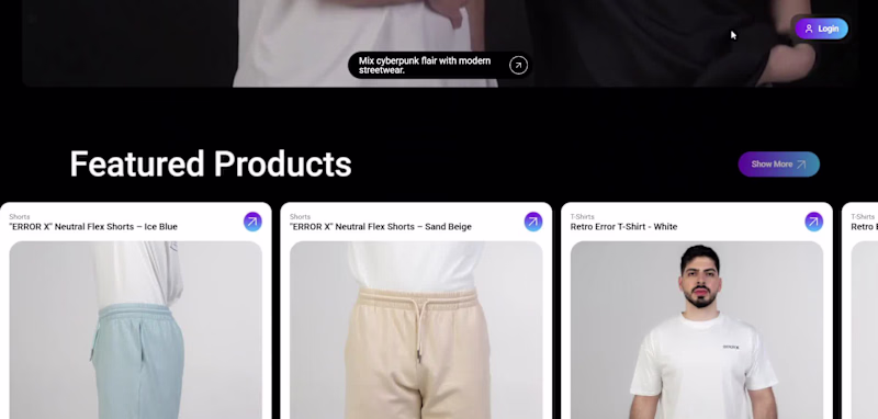 Cover image for ERROR X Shop Store (Webflow, Shopify)