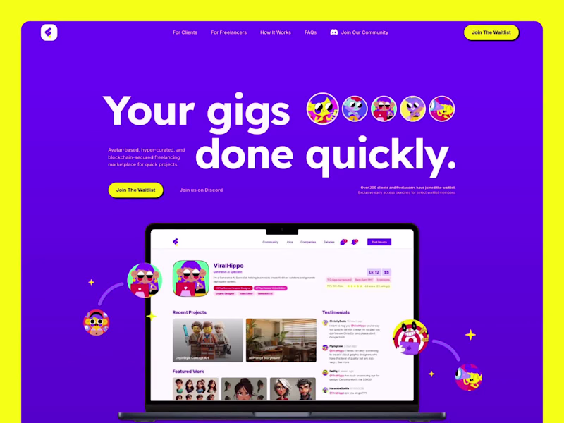 Cover image for Fun and Engaging Landing Page for Fillr