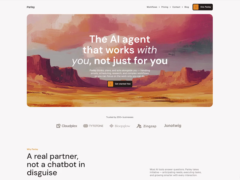 Cover image for Parley: AI Agent Template for Framer