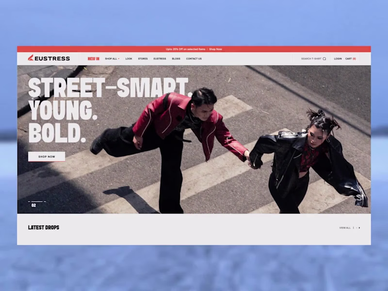 Cover image for Designed a motion-first fashion eCommerce