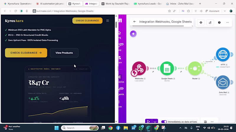 Cover image for AI Lead Automation — Webhook