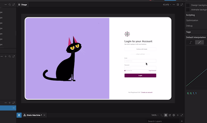 Cover image for what do you guys think abt this login page animation I made ...