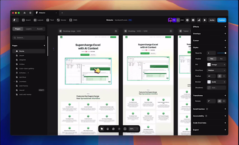 Cover image for Kontext21 Website Re-design