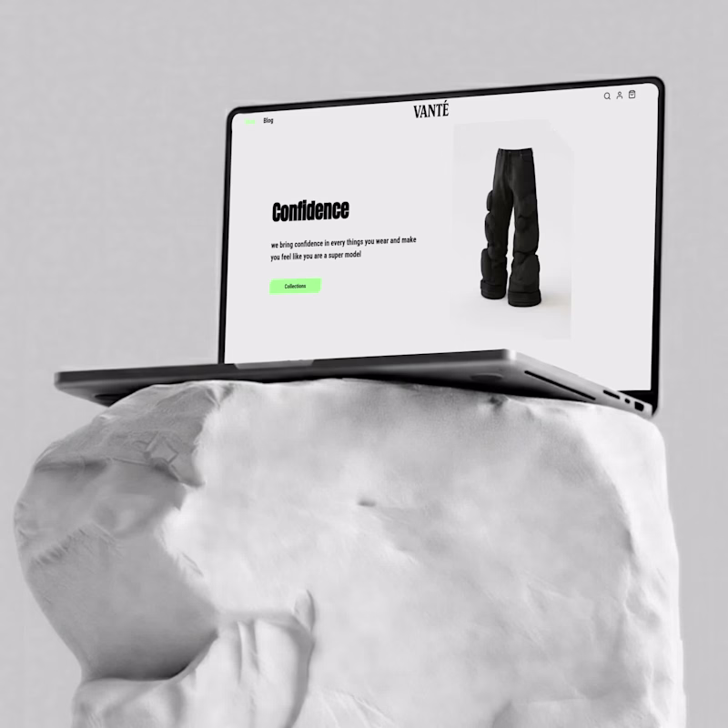 Cover image for VANTE E-Commerce Landing Page