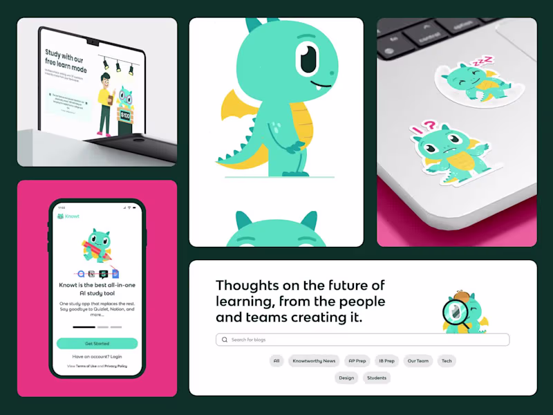 Cover image for Custom Mascot Design for Knowt