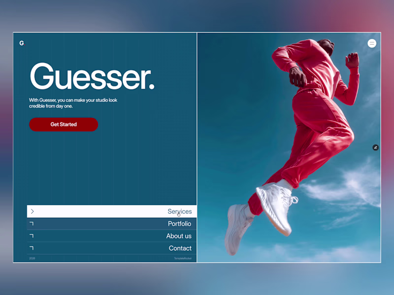 Cover image for Guesser website Framer design and development 
