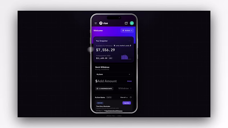 Cover image for Rise Mobile — Global Payroll, Anywhere