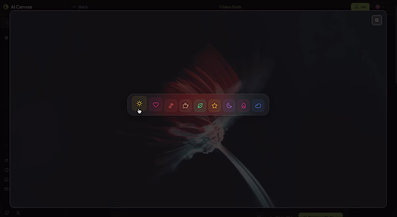 Cover image for Glass Dock is a macOS-inspired