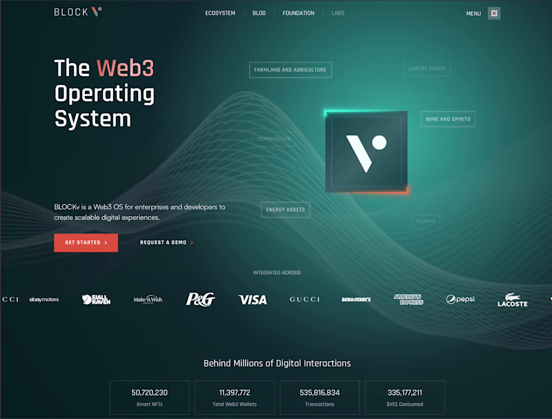 Cover image for BLOCKv • Advanced GSAP interactions • Webflow Development