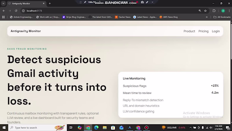 Cover image for The Gmail Fraud Detection System