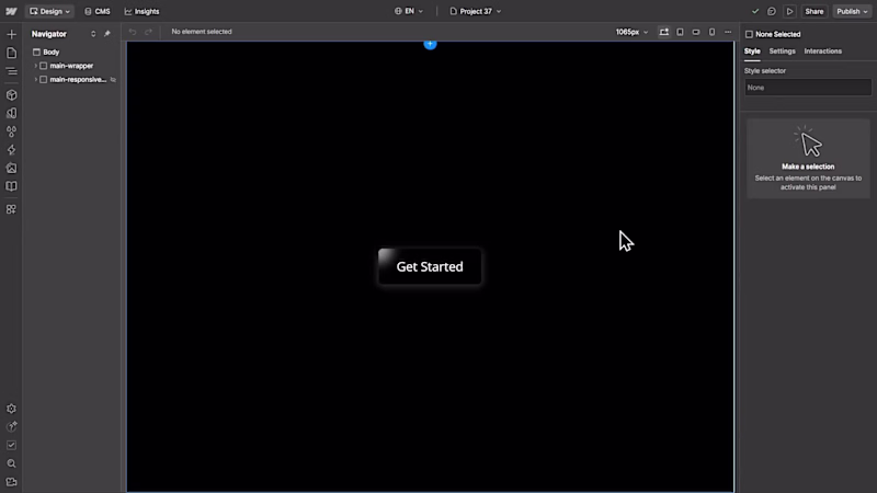 Cover image for One simple button hover 👆