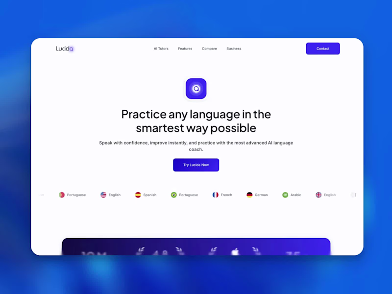 Cover image for Lucida AI Website & Brand Communication