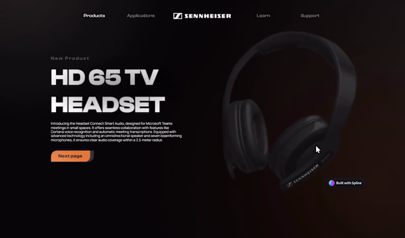 Cover image for Sennheiser Product Page In Framer