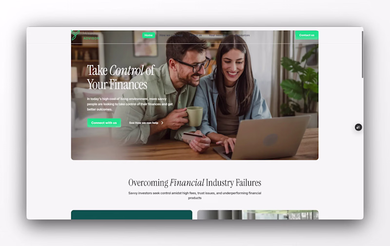 Cover image for Money investment nextjs sanity webflow