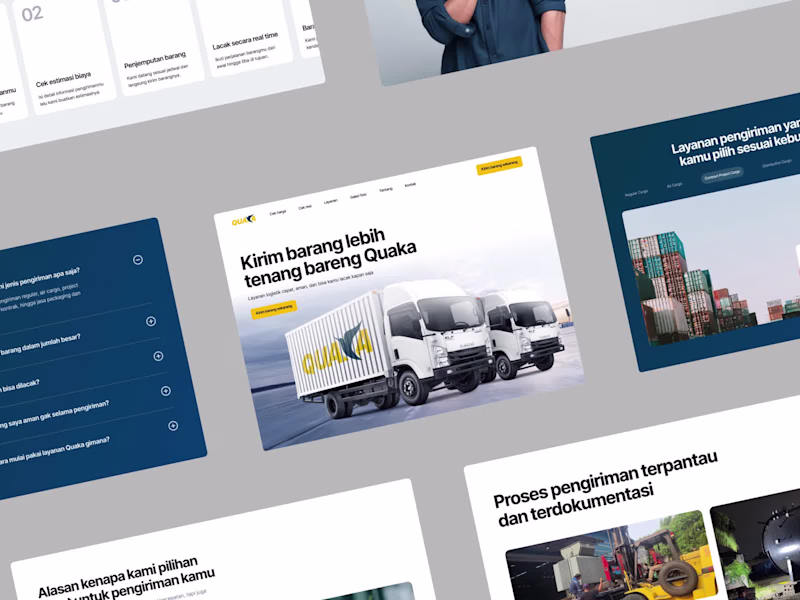 Cover image for Web Design & WordPress Development - Logistic Industry