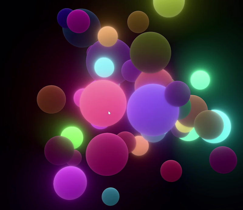 Cover image for Interactive 3D Bubble Experience with