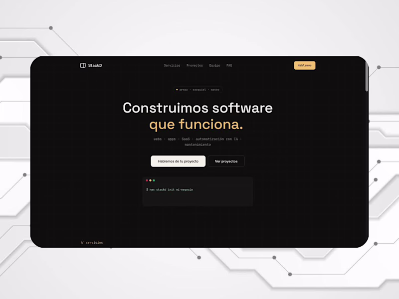 Cover image for StackD — the website for