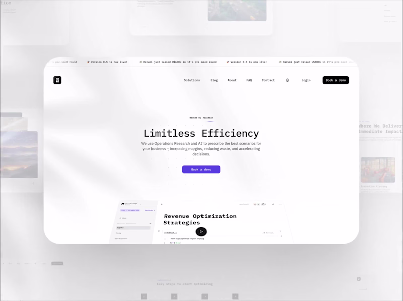 Cover image for Harumi.io · AI Platform Website