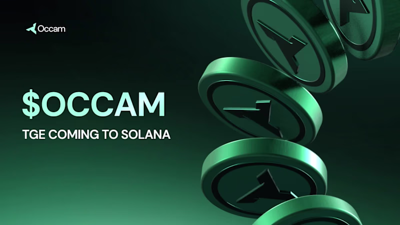 Cover image for Professional Announcement Video Creation for $OCCAM TGE Release