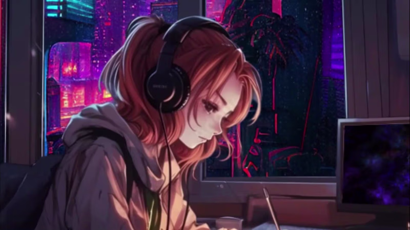 Cover image for 1-Hour Lofi Study-Chill Video Editing (Trending Anime Style) 🎵