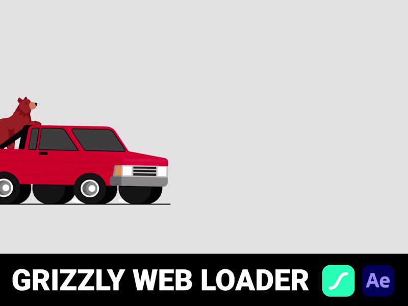 Cover image for Grizzly Web Loader Animation for Tyres and Wheels Website