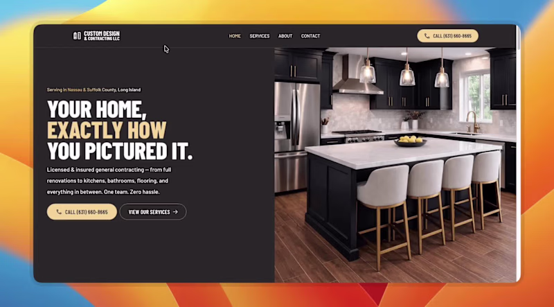 Cover image for Website designed and developed for