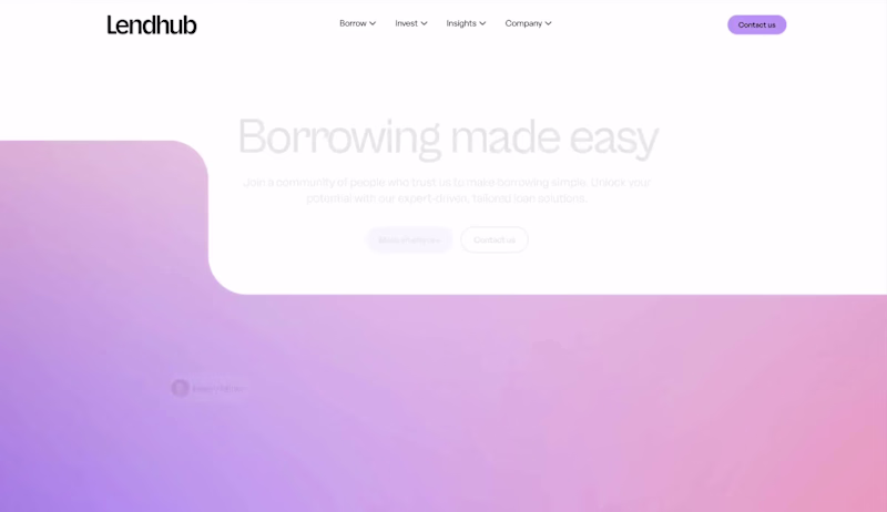 Cover image for Lendhub