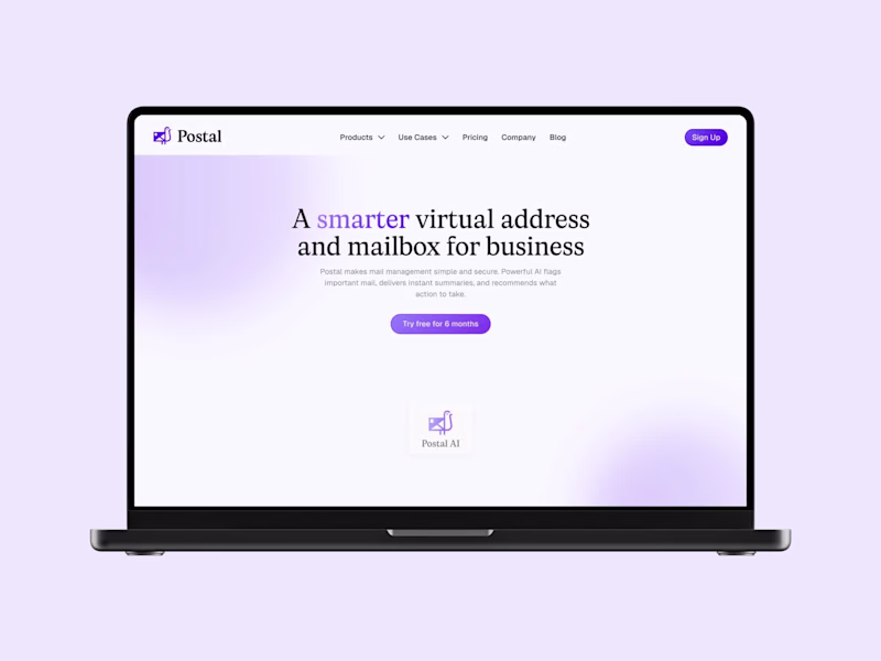 Cover image for Postal • The smarter virtual mailbox