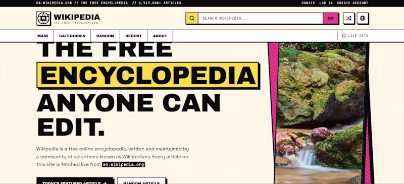 Cover image for I reimagined Wikipedia with a