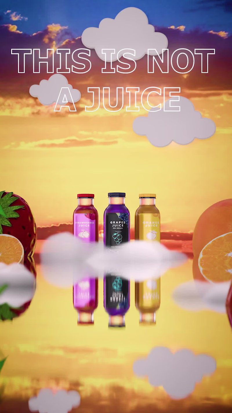 Cover image for Juice 3D AD Animation