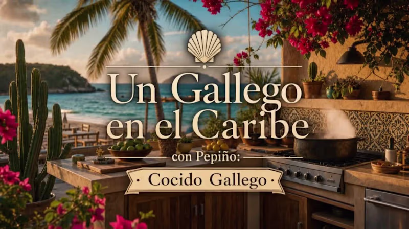 Cover image for Un Gallego en el Caribe: Cocido Gallego